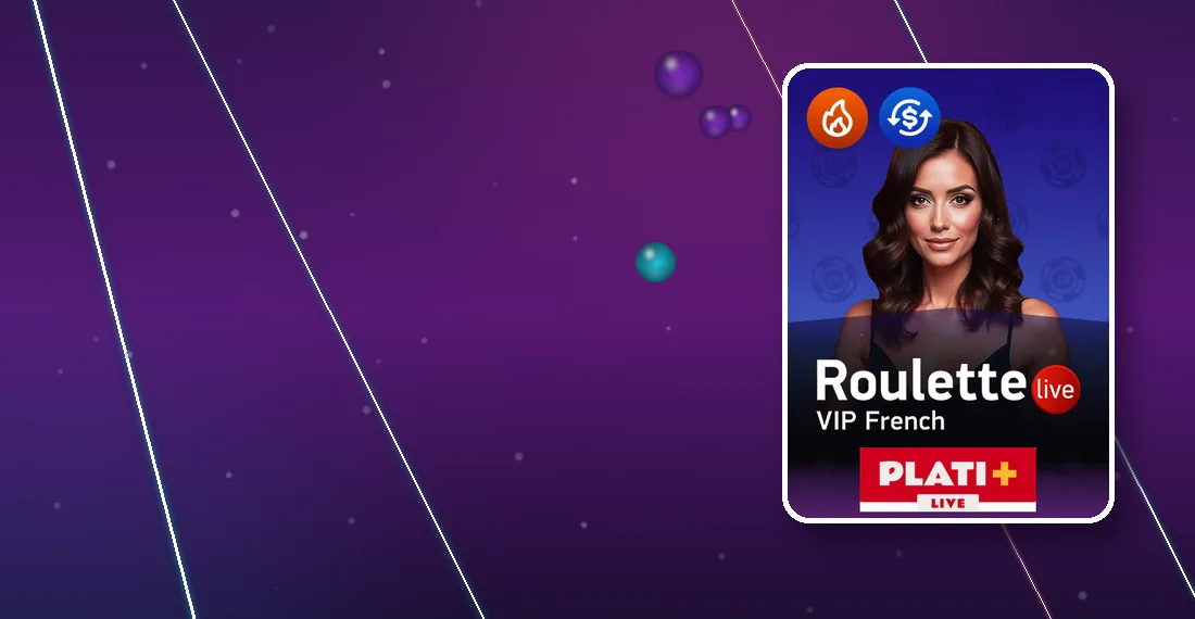 Neon glansballen rond een live roulette tafel